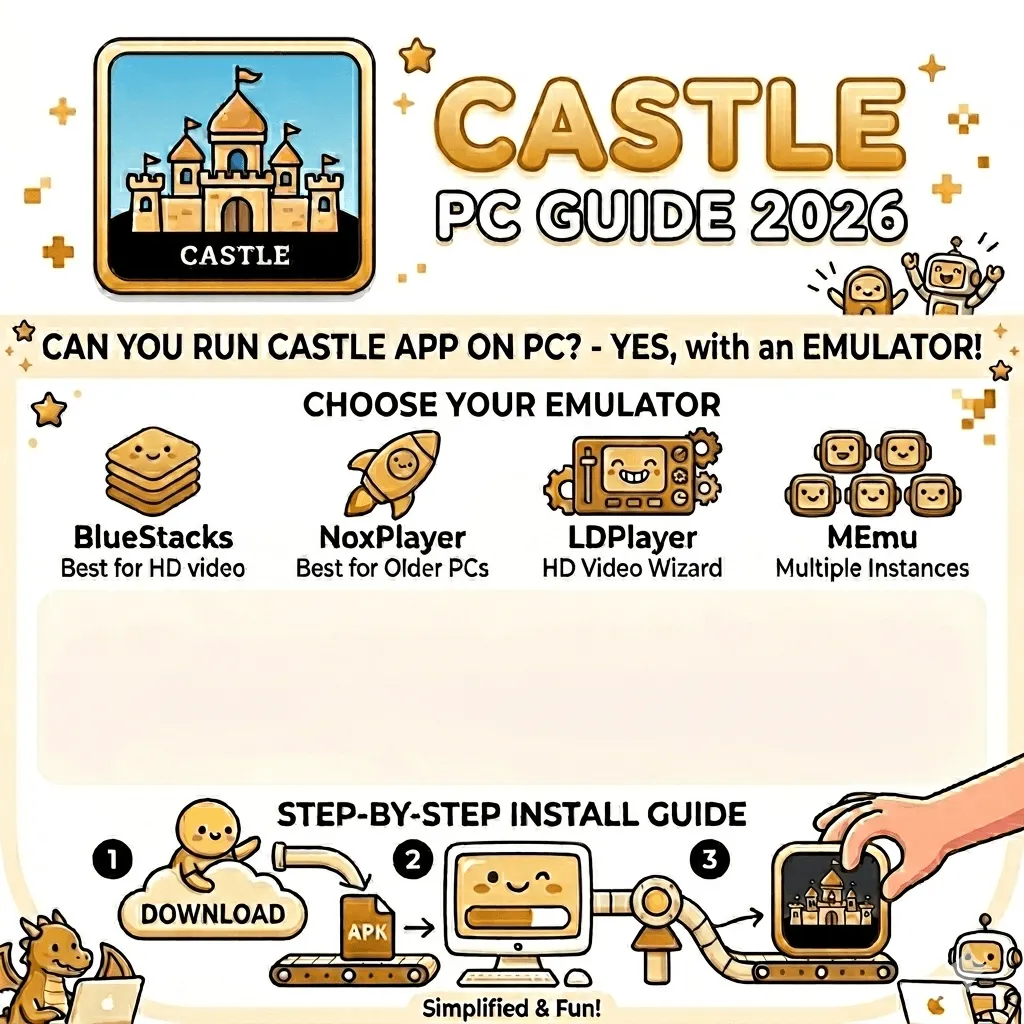 Castle for PC — How to Download & Install Castle App on Windows 11/10/8/7 (2026)
